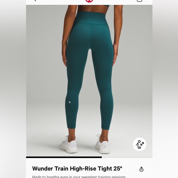 LULULEMON PERFECT CONDITION WUNDER TRAIN HIGH RISE LEGGINGS - Picture 3 of 7